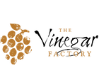 Vinegar Factory Logo With Bunch Grapes